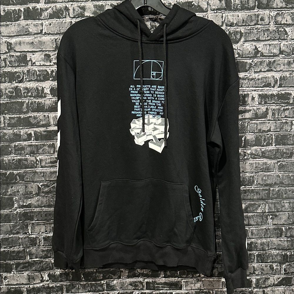 Off-White Dripping Arrows Incompiuto hoodie in black!